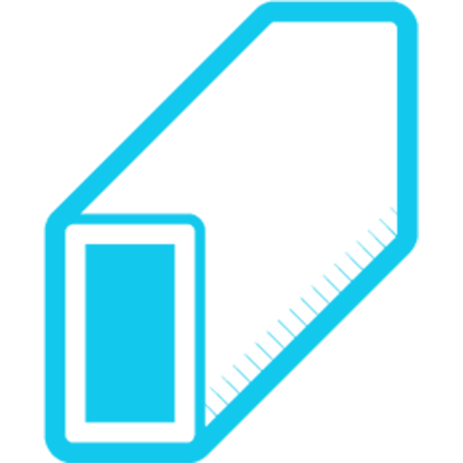 blue rectangular icon